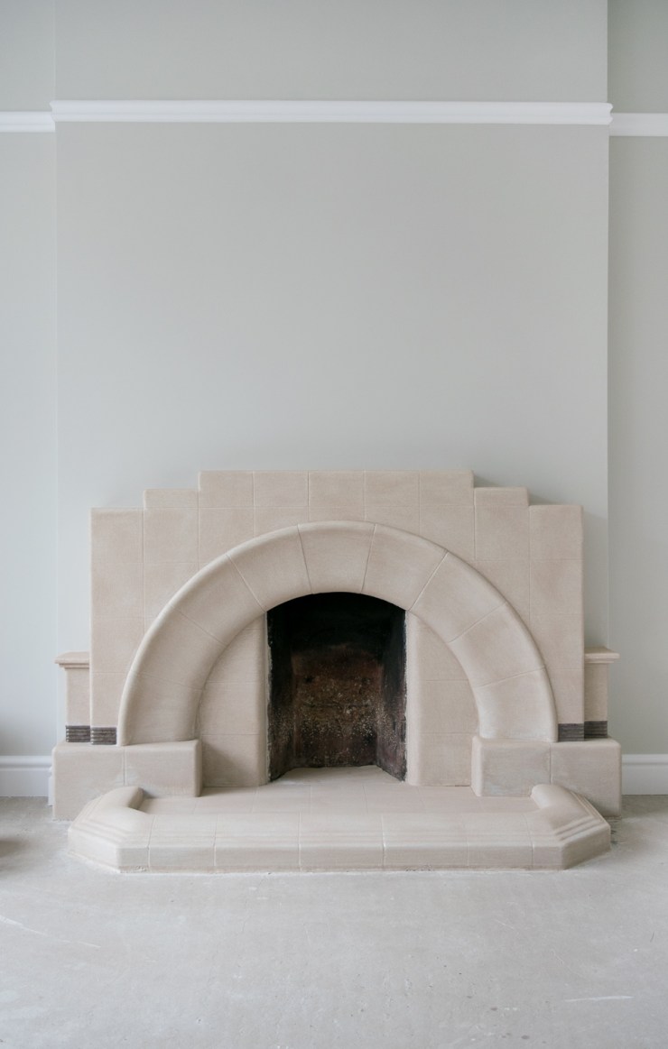 fireplace first coat